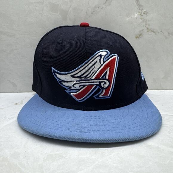 Anaheim Angels MLB New Era Cooperstown Collection Wool Fitted 7 1/8 Hat - Picture 1 of 7